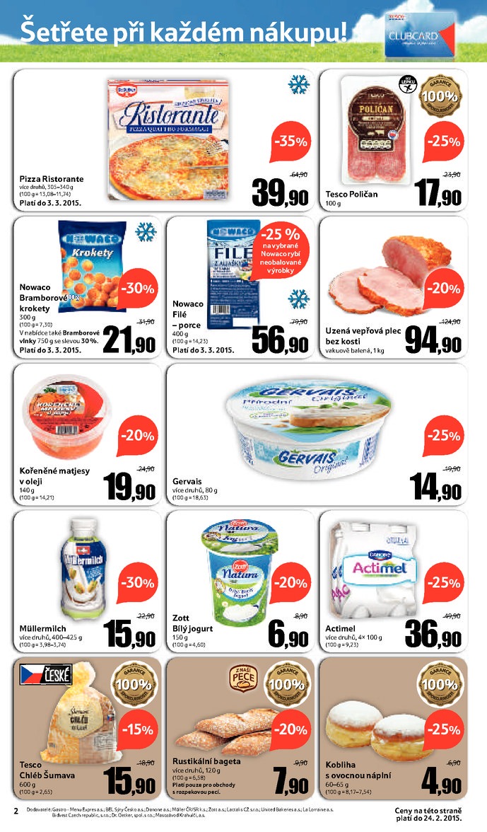 leták Tesco Expres obchody od 18.2.2015 strana 1 leták Tesco Expres obchody od 18.2.2015 strana 1