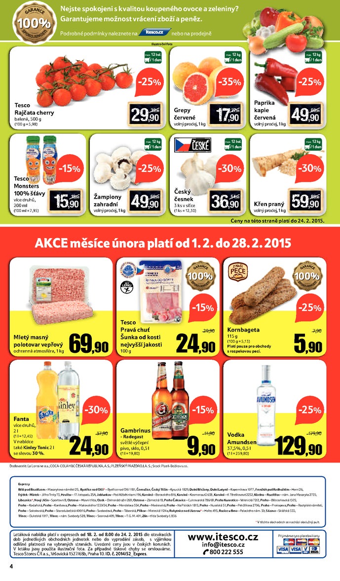 leták Tesco Expres obchody od 18.2.2015 strana 1 leták Tesco Expres obchody od 18.2.2015 strana 1