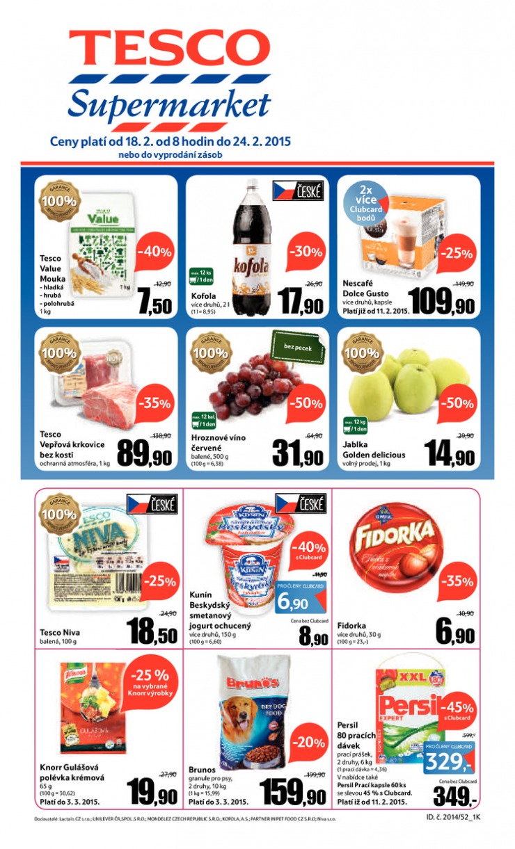 letk Tesco supermarkety od 18.2.2015 strana 1