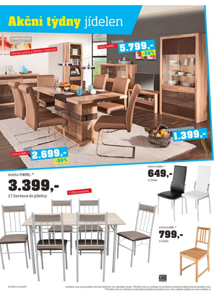 let�k Mobelix Aktu�ln� prospekt od 16.2.2015 strana 1