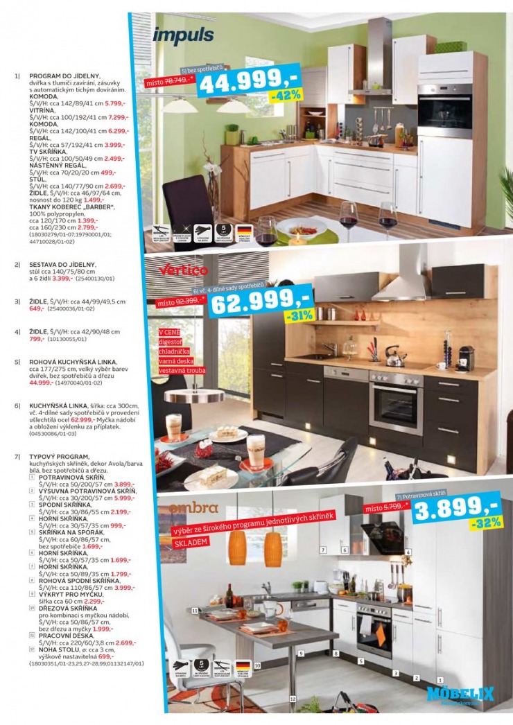 let�k Mobelix Aktu�ln� prospekt od 16.2.2015 strana 1