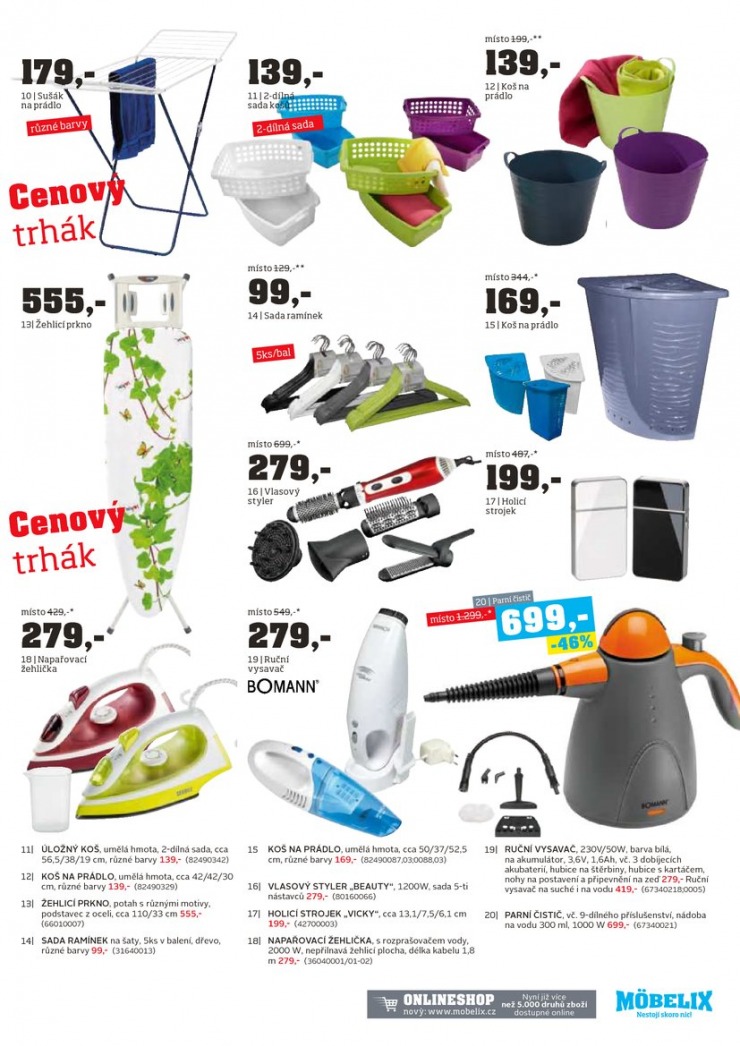 let�k Mobelix Aktu�ln� prospekt od 16.2.2015 strana 1