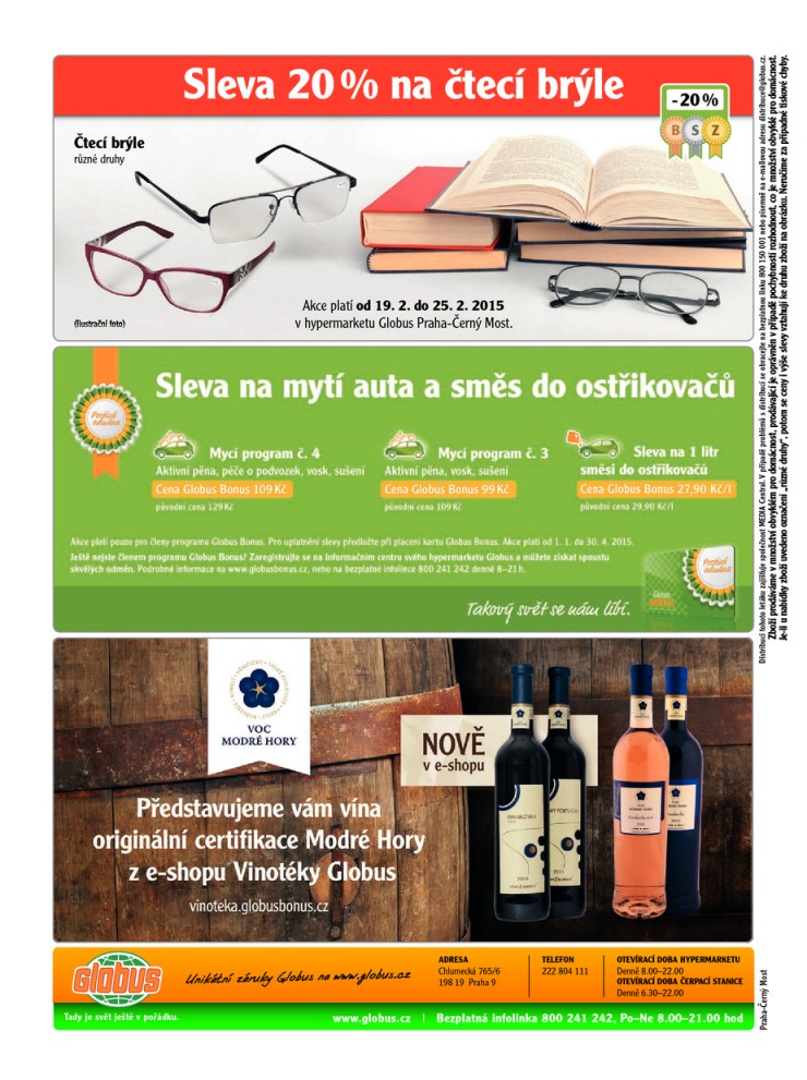 leták Globus Naše noviny od 19.2.2015 strana 1 leták Globus Naše noviny od 19.2.2015 strana 1