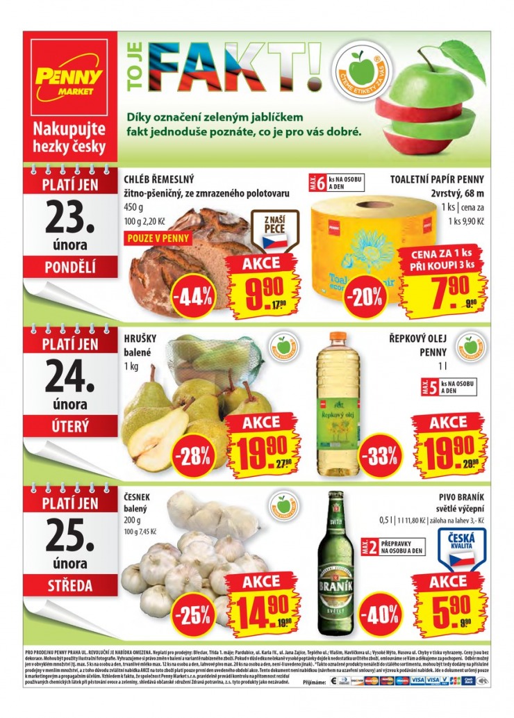 leták Penny Aktuální nabídka od 23.2.2015 strana 1 leták Penny Aktuální nabídka od 23.2.2015 strana 1