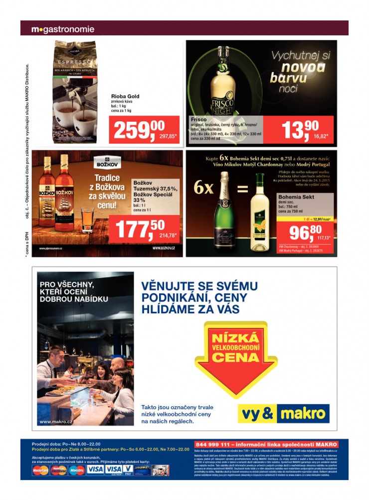 leták Makro Gastronomie trvanlivé zboží od 25.2.2015 strana 1 leták Makro Gastronomie trvanlivé zboží od 25.2.2015 strana 1