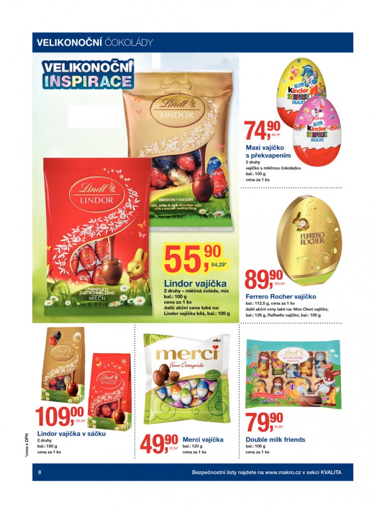 leták Makro Velikonoční čokolády od 25.2.2015 strana 1 leták Makro Velikonoční čokolády od 25.2.2015 strana 1