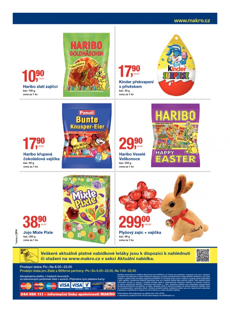 leták Makro Velikonoční čokolády od 25.2.2015 strana 1 leták Makro Velikonoční čokolády od 25.2.2015 strana 1