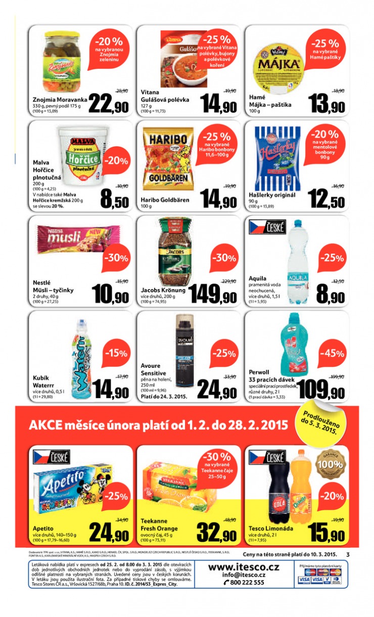 leták Tesco Expres obchody od 25.2.2015 strana 1 leták Tesco Expres obchody od 25.2.2015 strana 1