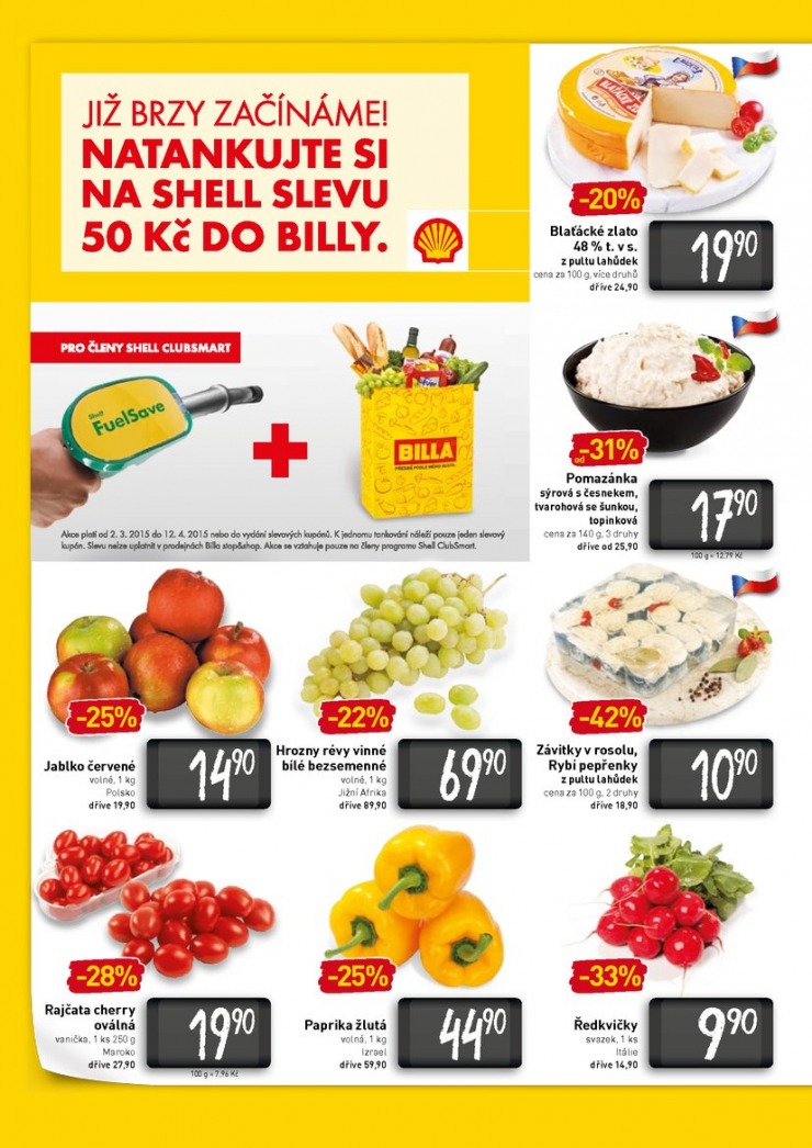 leták Billa velký od 25.2.2015 strana 1 leták Billa velký od 25.2.2015 strana 1