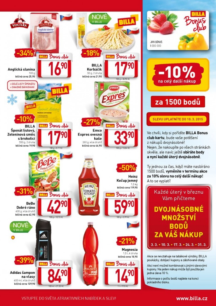 leták Billa velký od 25.2.2015 strana 1 leták Billa velký od 25.2.2015 strana 1