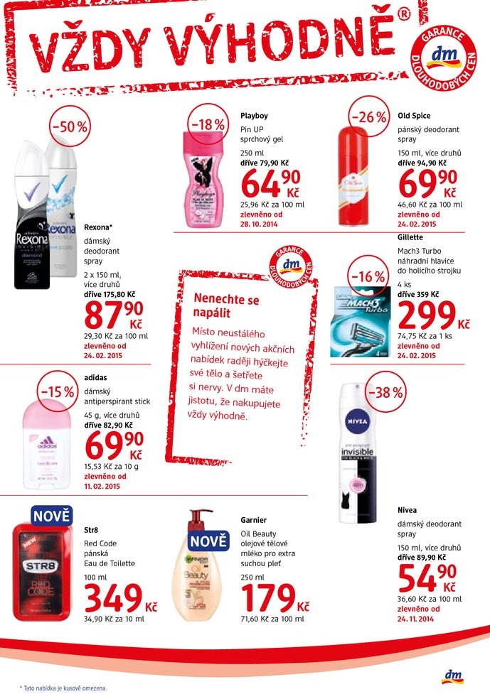 let�k DM drogerie Journal od 1.3.2015 strana 1