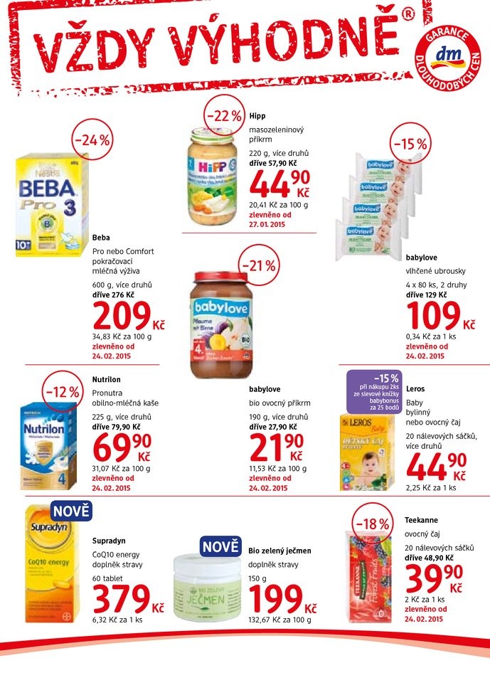 let�k DM drogerie Journal od 1.3.2015 strana 1