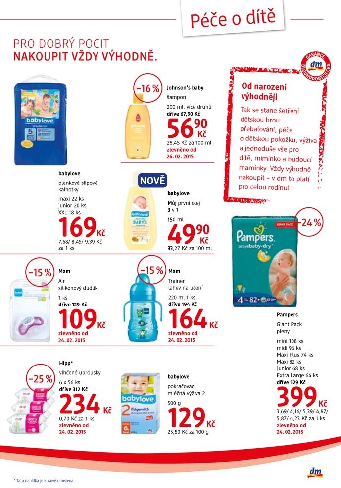 let�k DM drogerie Journal od 1.3.2015 strana 1