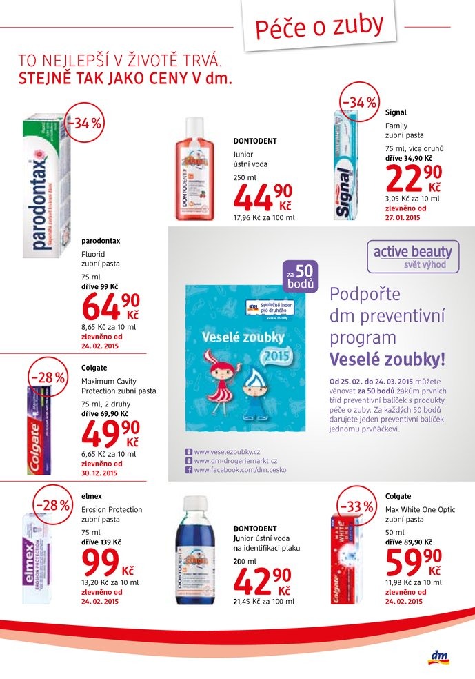 let�k DM drogerie Journal od 1.3.2015 strana 1