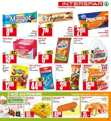 leták Interspar Akční nabídka od 25.2.2015  strana 1 leták Interspar Akční nabídka od 25.2.2015 strana 1