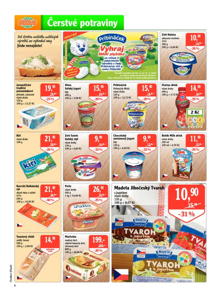 leták Globus Naše noviny od 26.2.2015 strana 1 leták Globus Naše noviny od 26.2.2015 strana 1