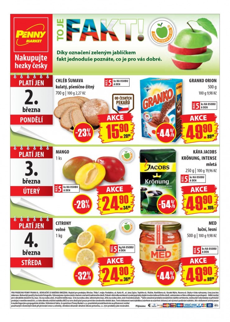 leták Penny Aktuální nabídka od 2.3.2015 strana 1 leták Penny Aktuální nabídka od 2.3.2015 strana 1