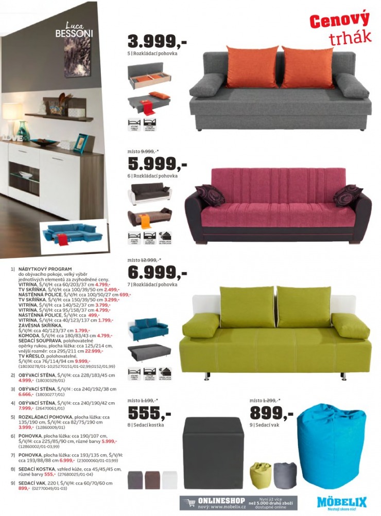 let�k Mobelix Aktu�ln� prospekt od 2.3.2015 strana 1