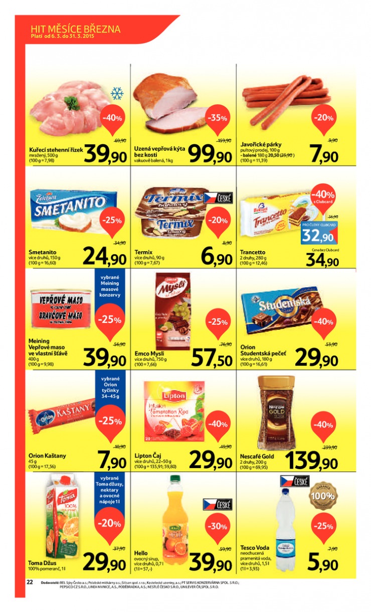 leták Tesco OD od 4.3.2015 strana 1 leták Tesco OD od 4.3.2015 strana 1