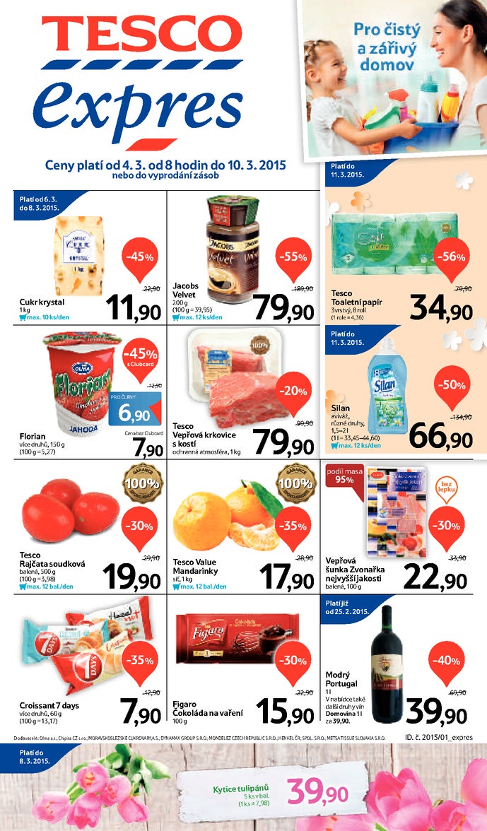 letk Tesco Expres obchody od 4.3.2015 strana 1