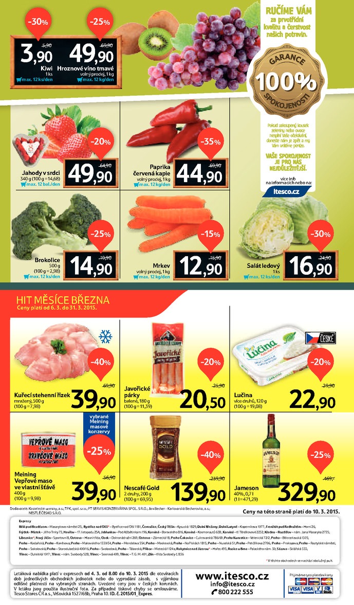 leták Tesco Expres obchody od 4.3.2015 strana 1 leták Tesco Expres obchody od 4.3.2015 strana 1