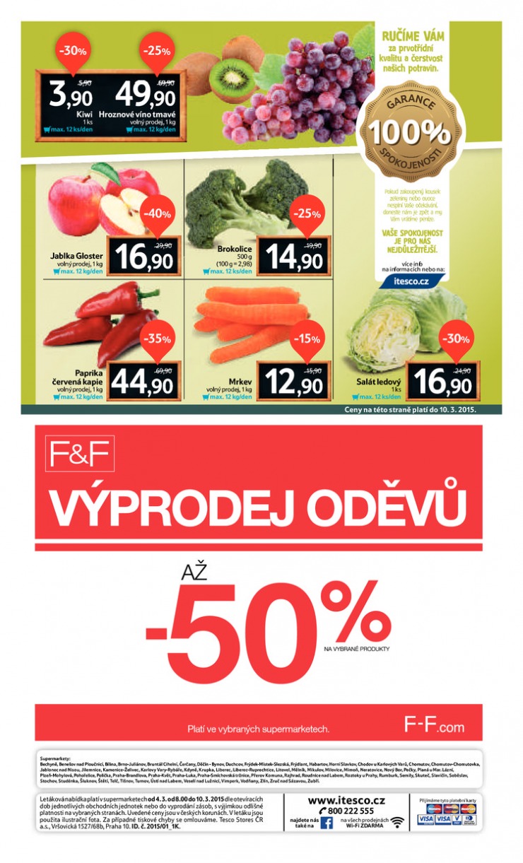 leták Tesco supermarkety od 4.3.2015 strana 1 leták Tesco supermarkety od 4.3.2015 strana 1