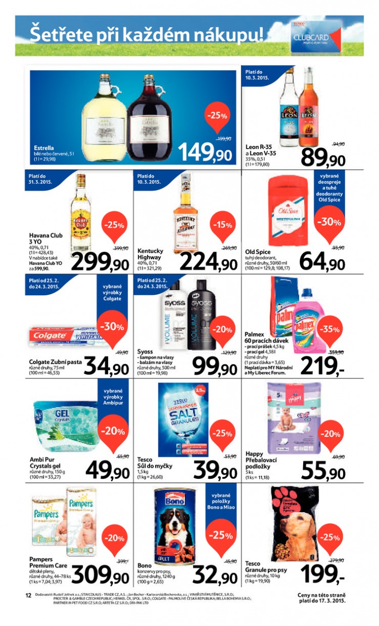leták Tesco velké hypermarkety od 4.3.2015 strana 1 leták Tesco velké hypermarkety od 4.3.2015 strana 1