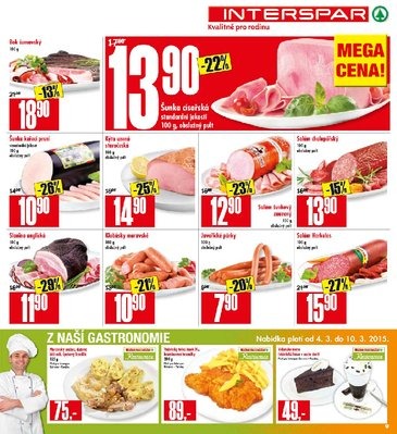 leták Interspar Akční nabídka od 4.3.2015 strana 1 leták Interspar Akční nabídka od 4.3.2015 strana 1