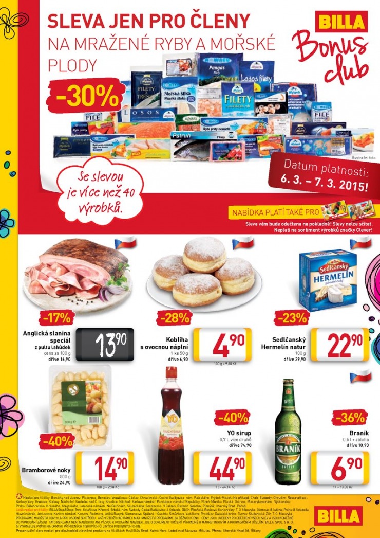 leták Billa velký od 4.3.2015 strana 1 leták Billa velký od 4.3.2015 strana 1