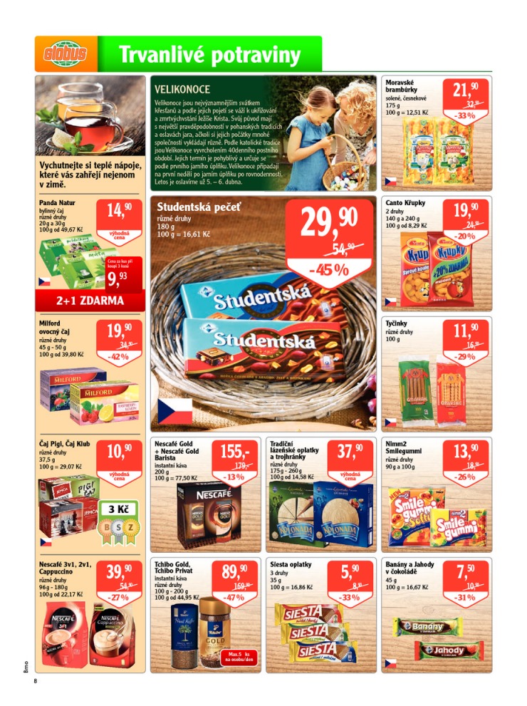 leták Globus Naše noviny od 5.3.2015  strana 1 leták Globus Naše noviny od 5.3.2015 strana 1