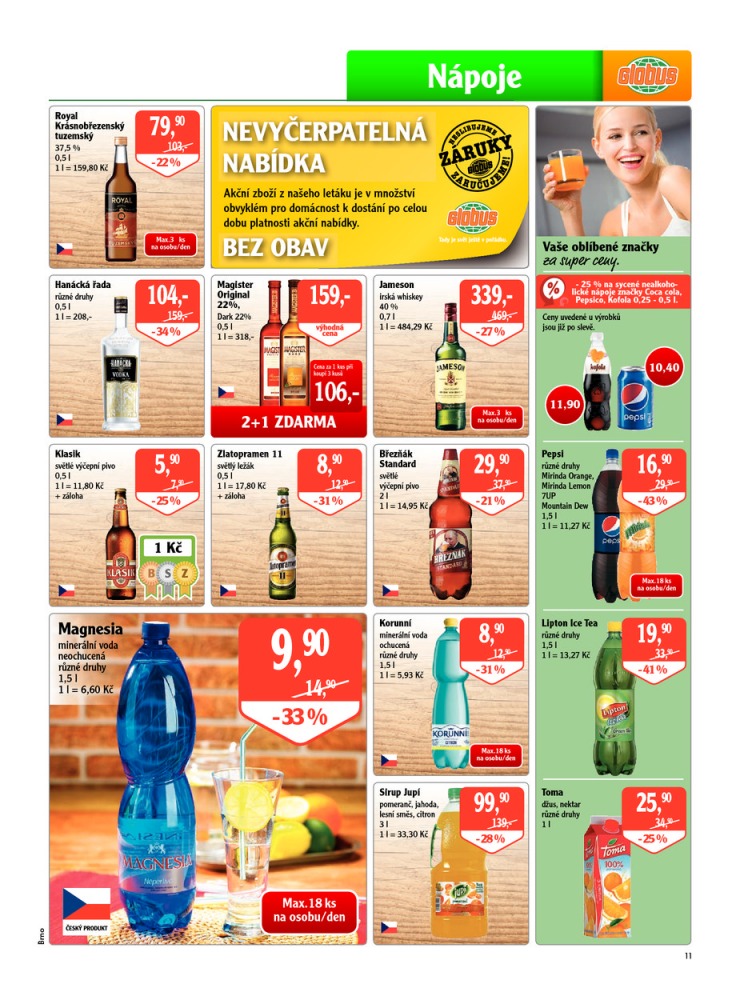 leták Globus Naše noviny od 5.3.2015  strana 1 leták Globus Naše noviny od 5.3.2015 strana 1