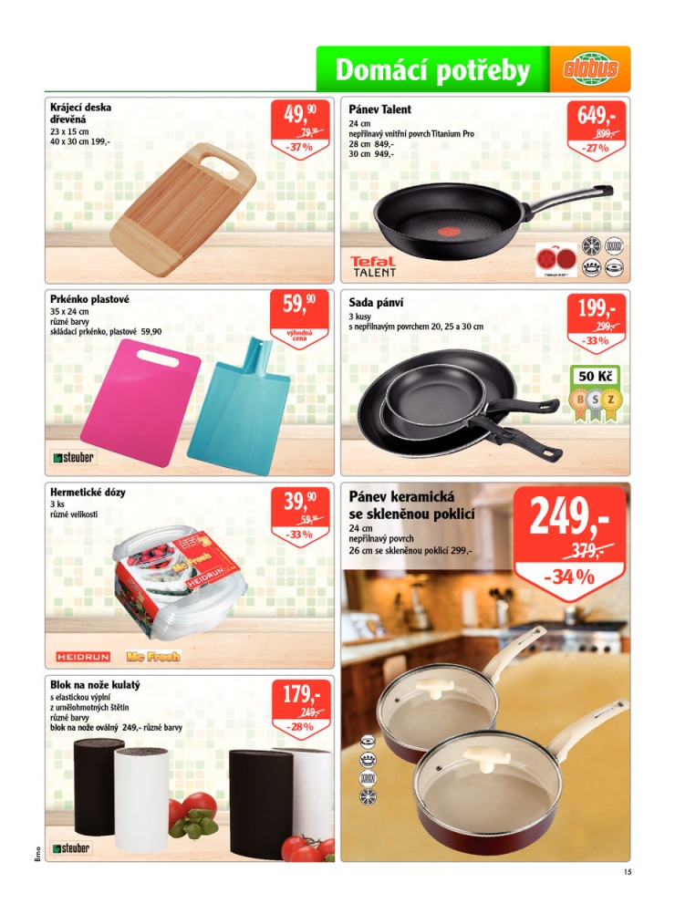 leták Globus Naše noviny od 5.3.2015  strana 1 leták Globus Naše noviny od 5.3.2015 strana 1