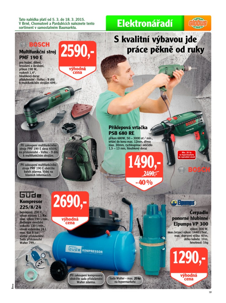 leták Globus Naše noviny od 5.3.2015  strana 1 leták Globus Naše noviny od 5.3.2015 strana 1