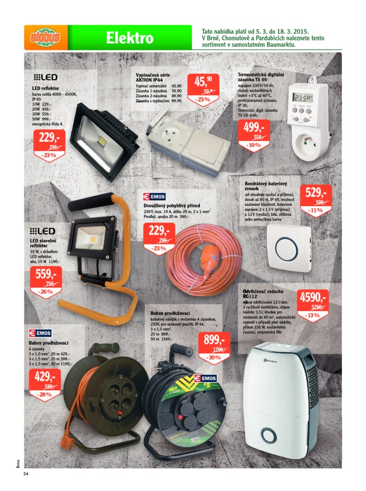 leták Globus Naše noviny od 5.3.2015  strana 1 leták Globus Naše noviny od 5.3.2015 strana 1