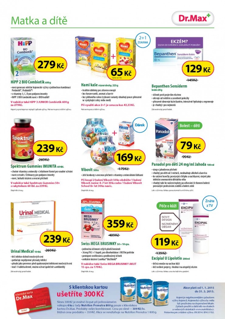 leták Dr. Max lékárna Aktuální leták od 4.3.2015 strana 1 leták Dr. Max lékárna Aktuální leták od 4.3.2015 strana 1