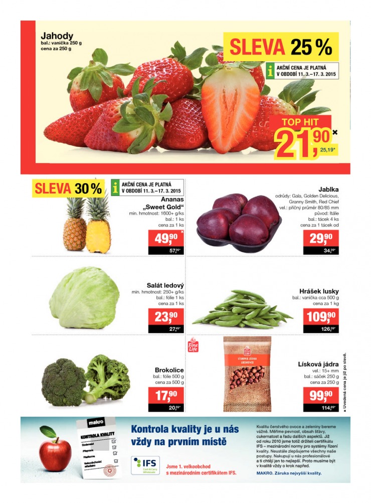 leták Makro Potraviny od 11.3.2015 strana 1 leták Makro Potraviny od 11.3.2015 strana 1