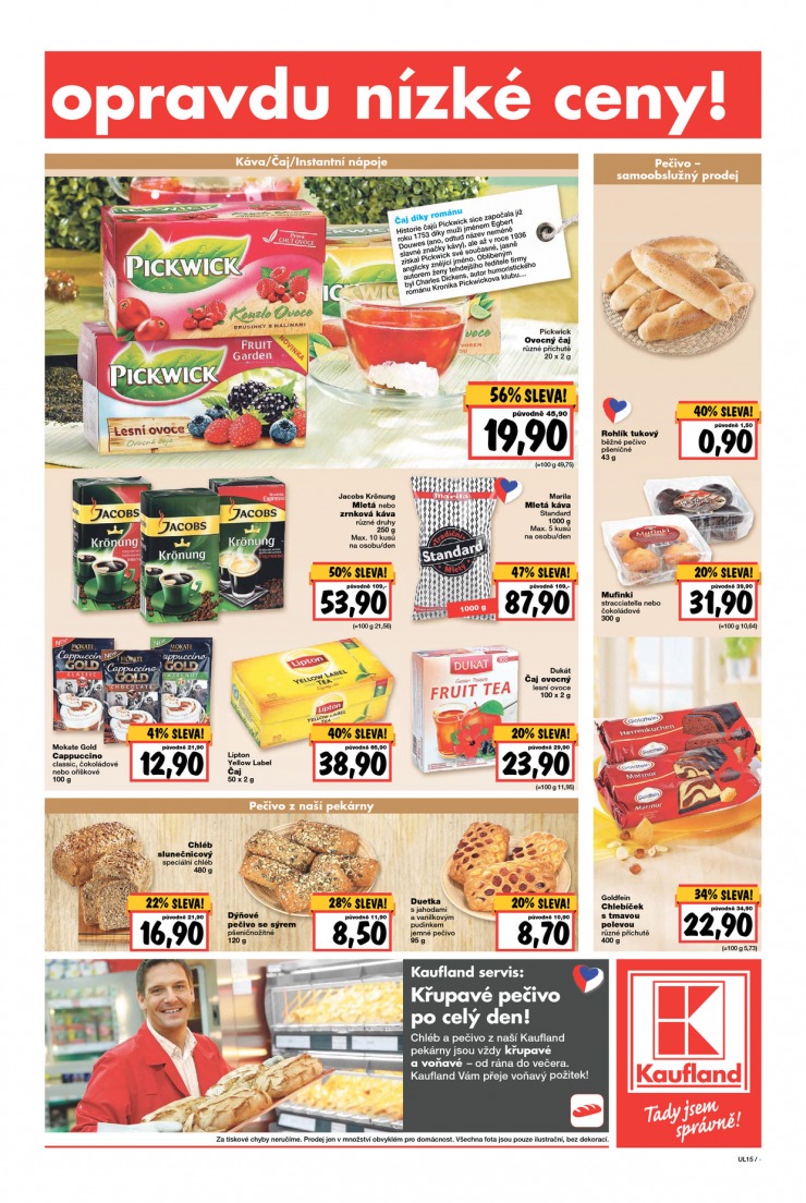 let�k Kaufland Aktu�ln� nab�dka od 12.3.2015 strana 1