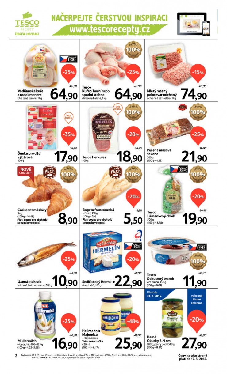 leták Tesco supermarkety od 11.3.2015 strana 1 leták Tesco supermarkety od 11.3.2015 strana 1