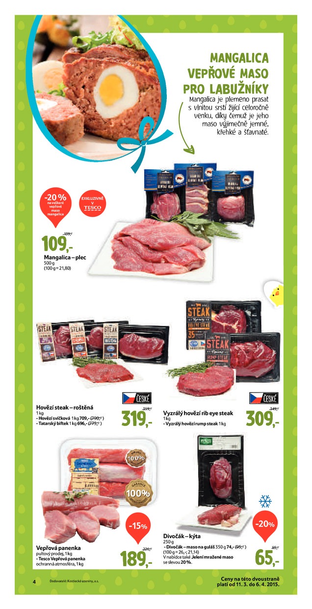leták Tesco Velikonoce od 11.3.2015 strana 1 leták Tesco Velikonoce od 11.3.2015 strana 1