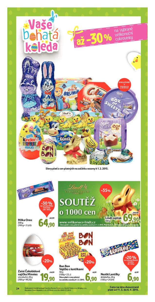 let�k Tesco Velikonoce od 11.3.2015 strana 1