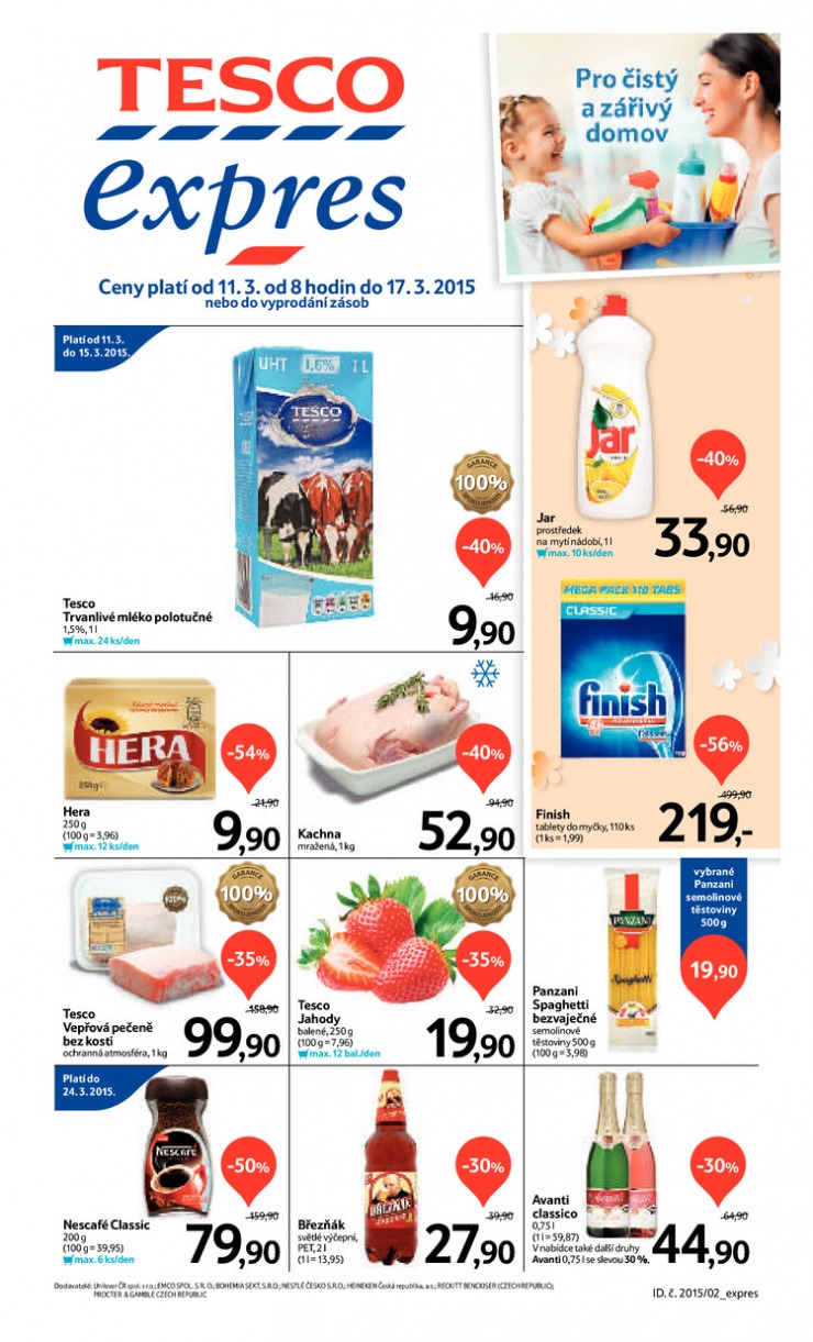 letk Tesco Expres obchody od 11.3.2015 strana 1
