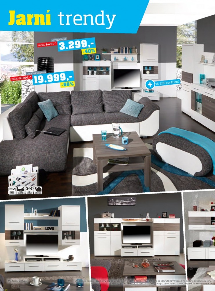 let�k Mobelix Aktu�ln� prospekt od 9.3.2015 strana 1