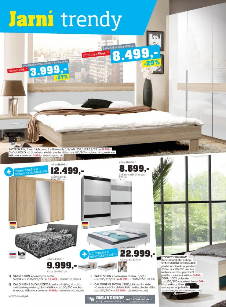 let�k Mobelix Aktu�ln� prospekt od 9.3.2015 strana 1