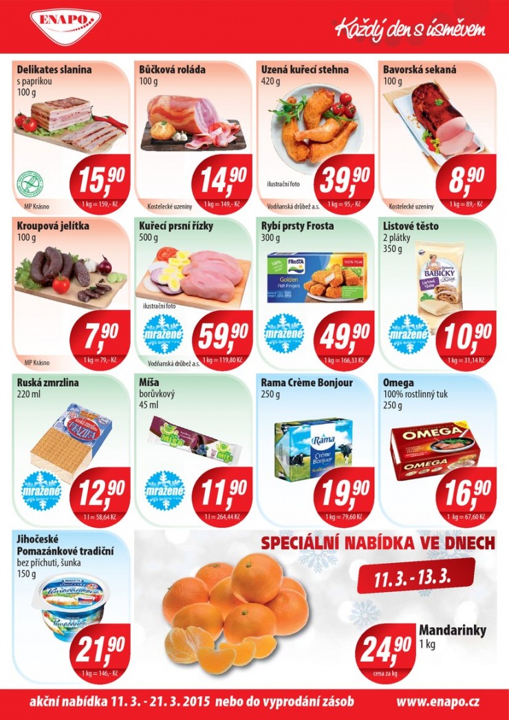 leták Enapo Akční leták od 11.3.2015 strana 1 leták Enapo Akční leták od 11.3.2015 strana 1