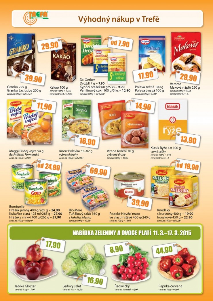 leták COOP Trefa od 11.3.2015 strana 1 leták COOP Trefa od 11.3.2015 strana 1