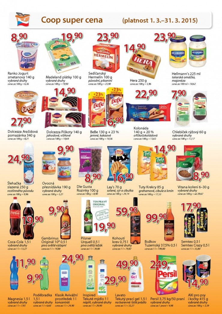 leták COOP Trefa od 11.3.2015 strana 1 leták COOP Trefa od 11.3.2015 strana 1