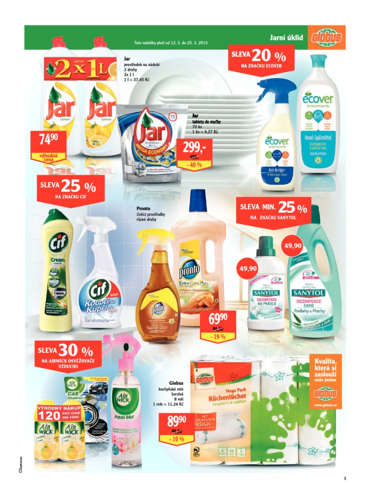 let�k Globus Na�e noviny od 12.3.2015 strana 1