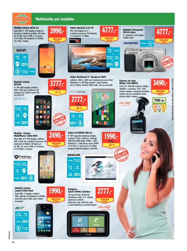 leták Globus Naše noviny od 12.3.2015 strana 1 leták Globus Naše noviny od 12.3.2015 strana 1