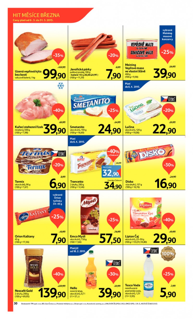 let�k Tesco velk� hypermarkety od 18.3.2015 strana 1