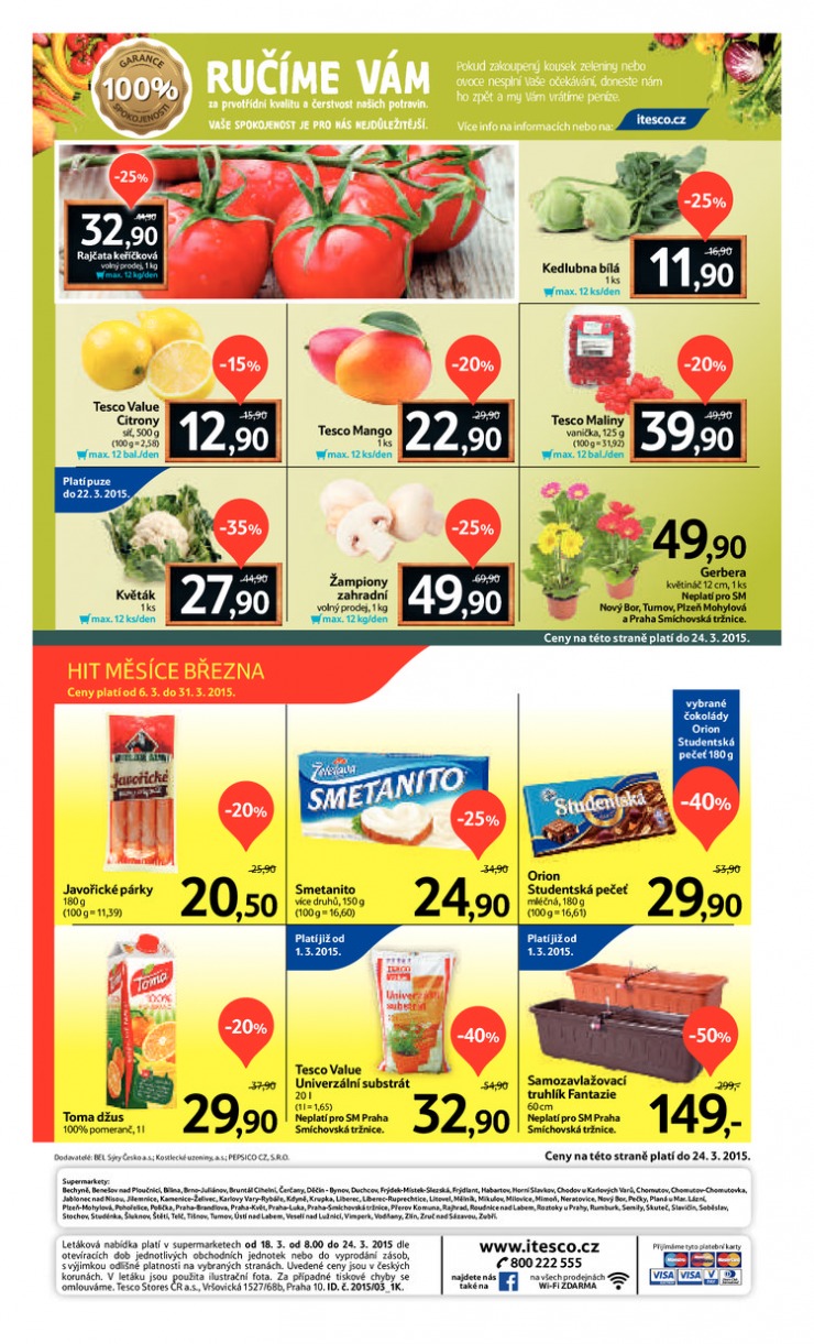 leták Tesco supermarkety od 18.3.2015 strana 1 leták Tesco supermarkety od 18.3.2015 strana 1